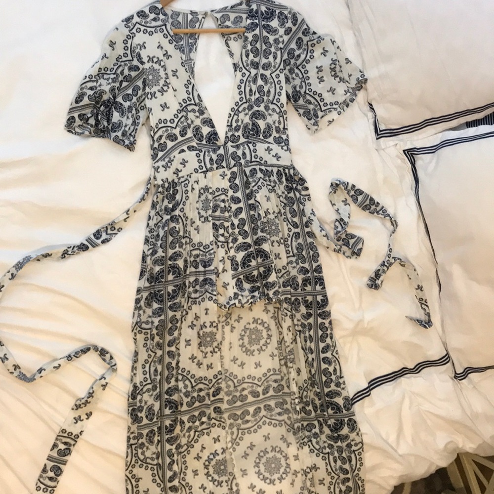 Paisley romper dress - gorgeous, light, sexy!